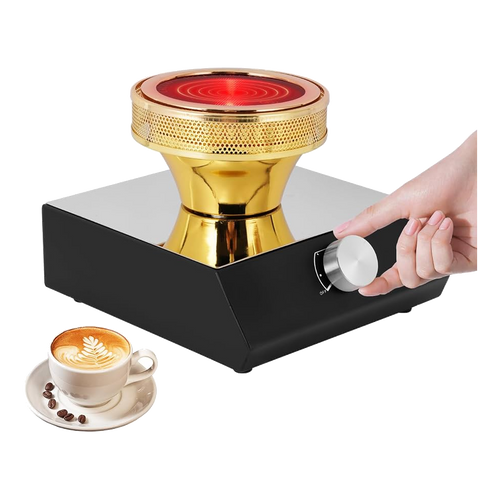 Halogen heating burner for siphon brewing